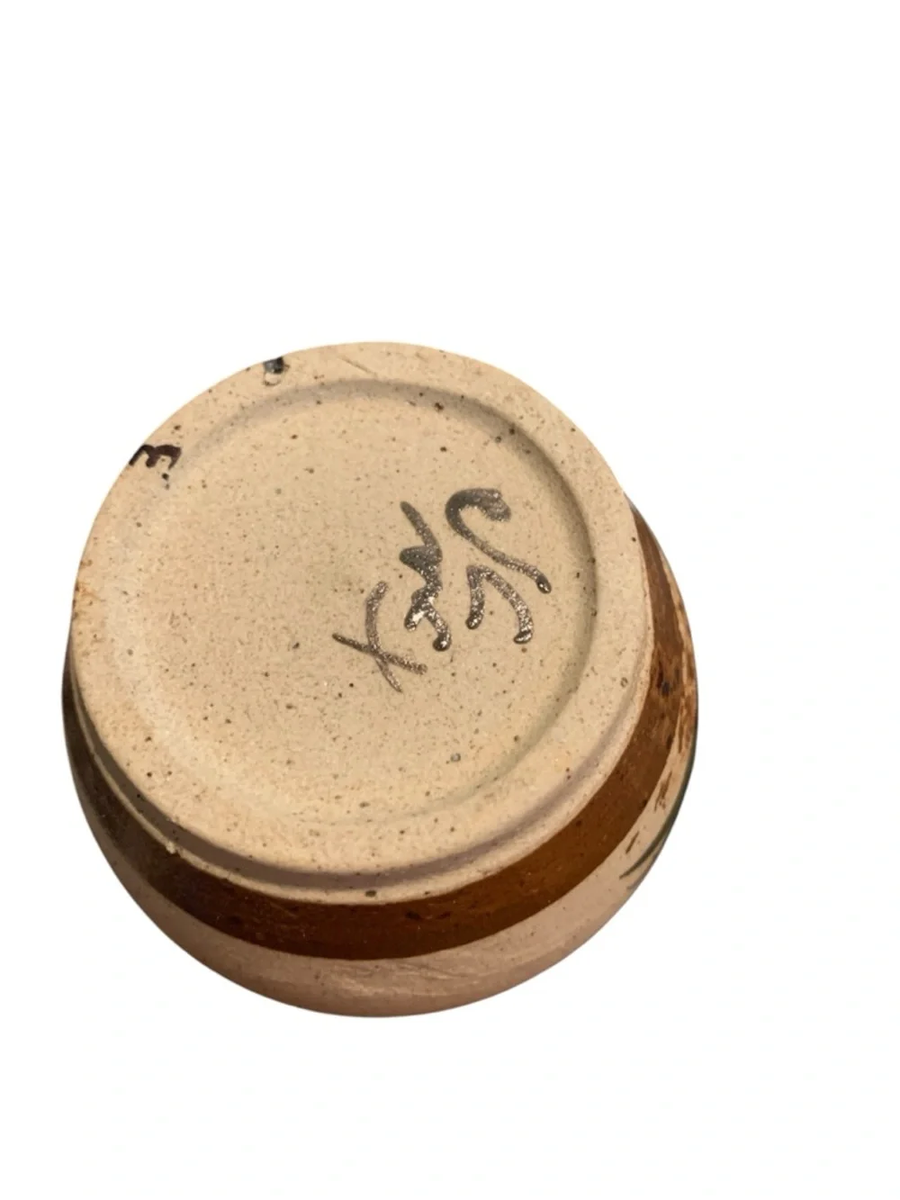 TONALA Mexican Folk Art‎ Sandstone Pottery Miniature Vase Siesta Cactus Aloe 4